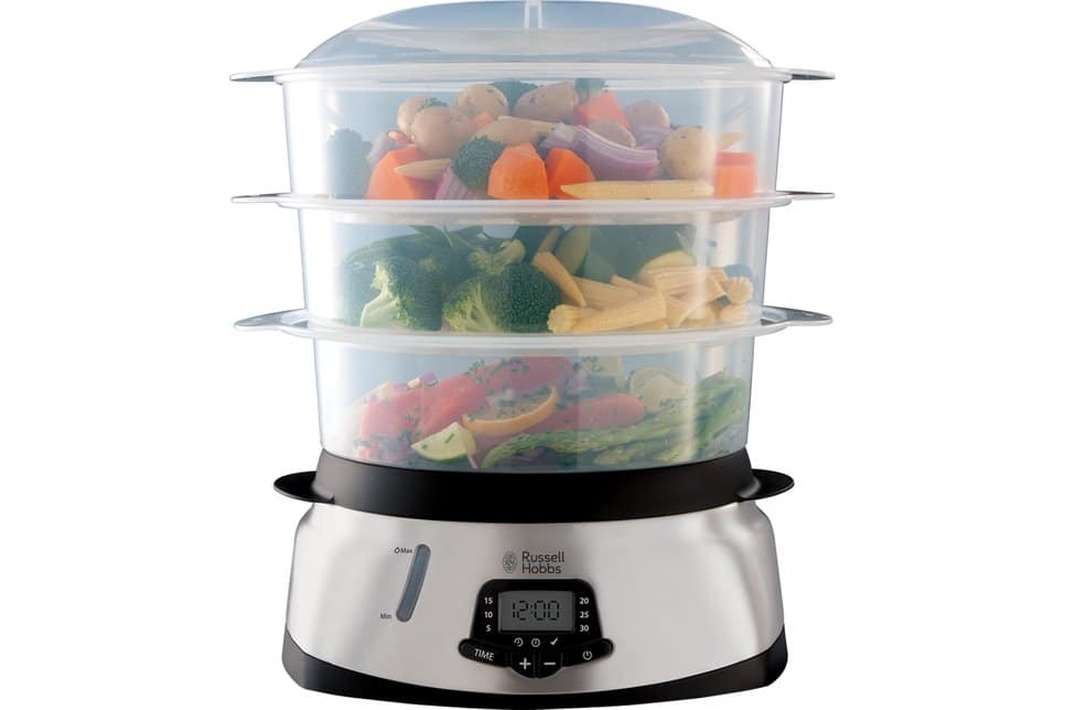 Russel Hobbs 3 Tier Food Steamer Stoomkokers TechGeek