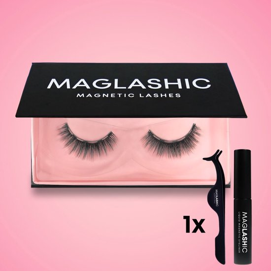 MAGLASHIC - Magnetische Wimpers met Magnetische Eyeliner en Applicator - Aanbrengen in 2 Minuten - 50x Herbruikbaar - Blijft Hele Dag Stevig Zitten - Bossy Kit
