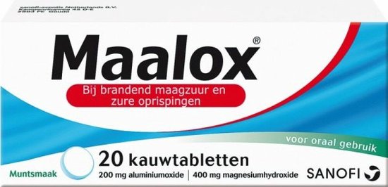 Maalox Kauwtabletten - 20 Tabletten