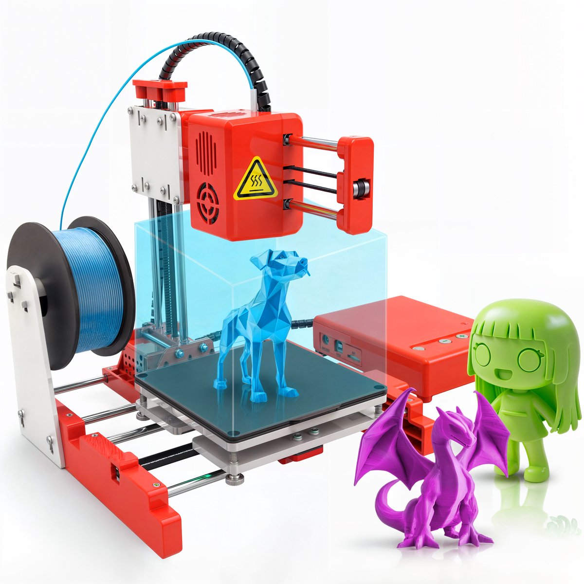 3D&Print 3D Printer voor Beginners & Kinderen - Bouwpakket - Starterspakket...