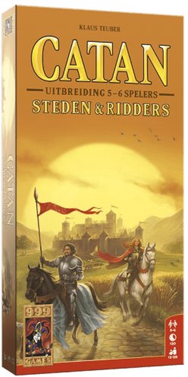 999 Games - Catan: Uitbreiding Steden & Ridders 5/6 spelers - Bordspel