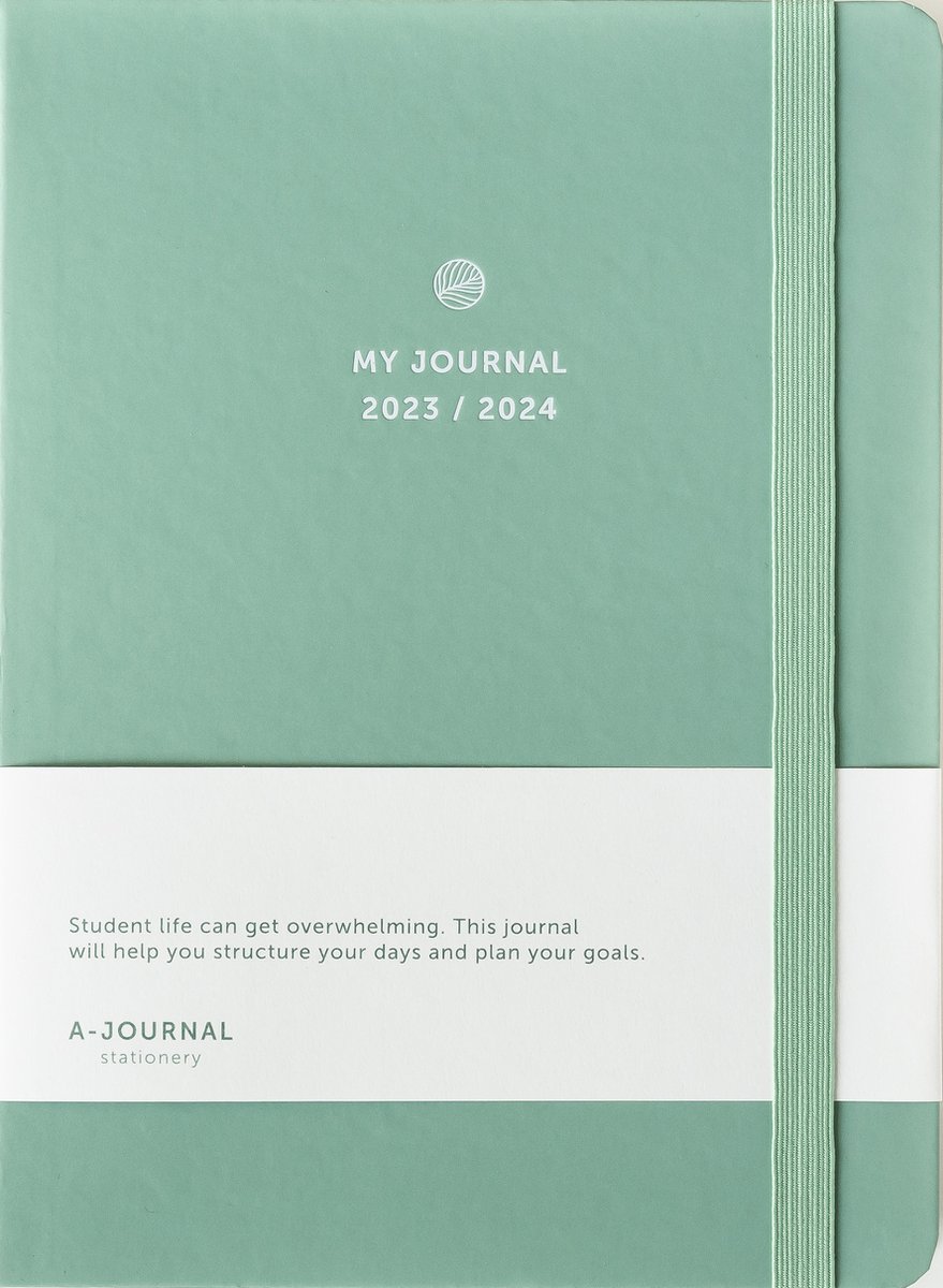A-Journal Schoolagenda 2023/2024 - Mint Green