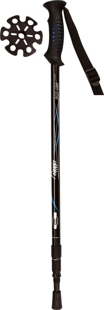 Abbey Wandelstok Telescopisch Verstelbaar - Anti-shock - Zwart