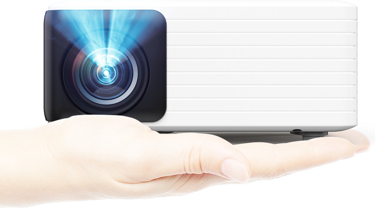 Apeman LC500 Mini Beamer - 5500 Lumen - Compatibel met HDMI, USB, AV, Laptop,...