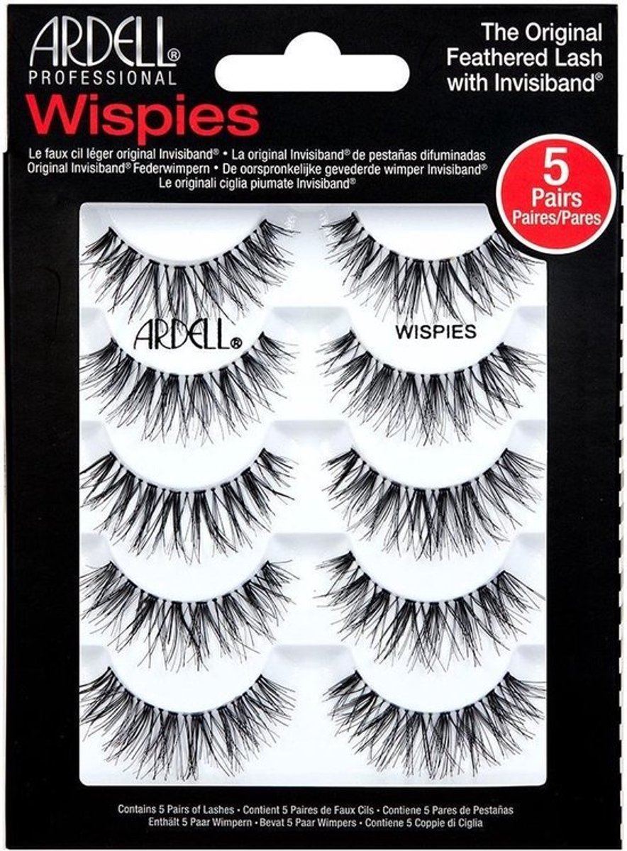 Ardell Demi Wispies Zwart Multipack - 6 paar Nepwimpers - Echt haar!