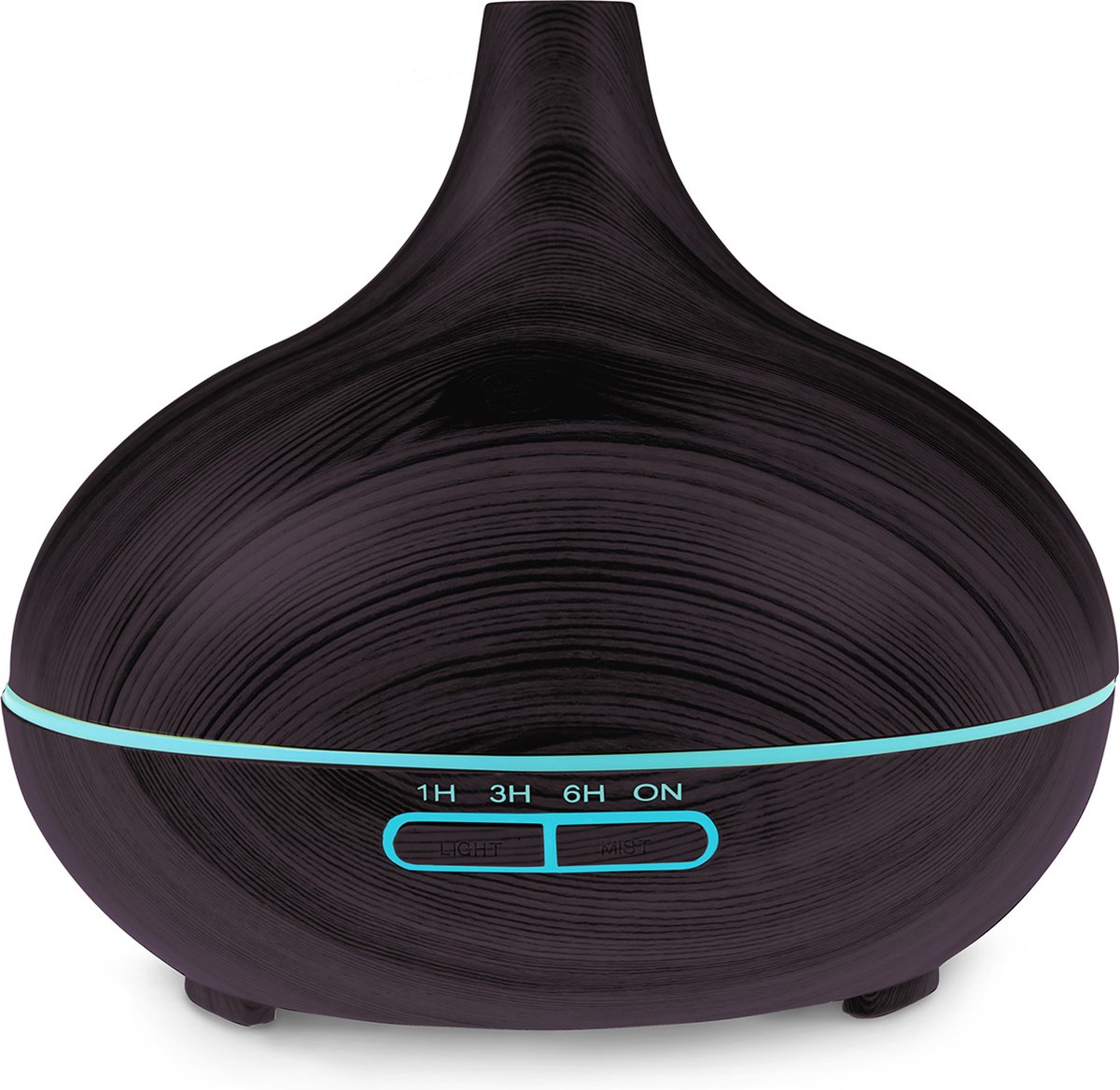 Auronic Aroma Diffuser - 300 ml - Luchtbevochtiger - 7 LED Kleuren - Incl. 2x...