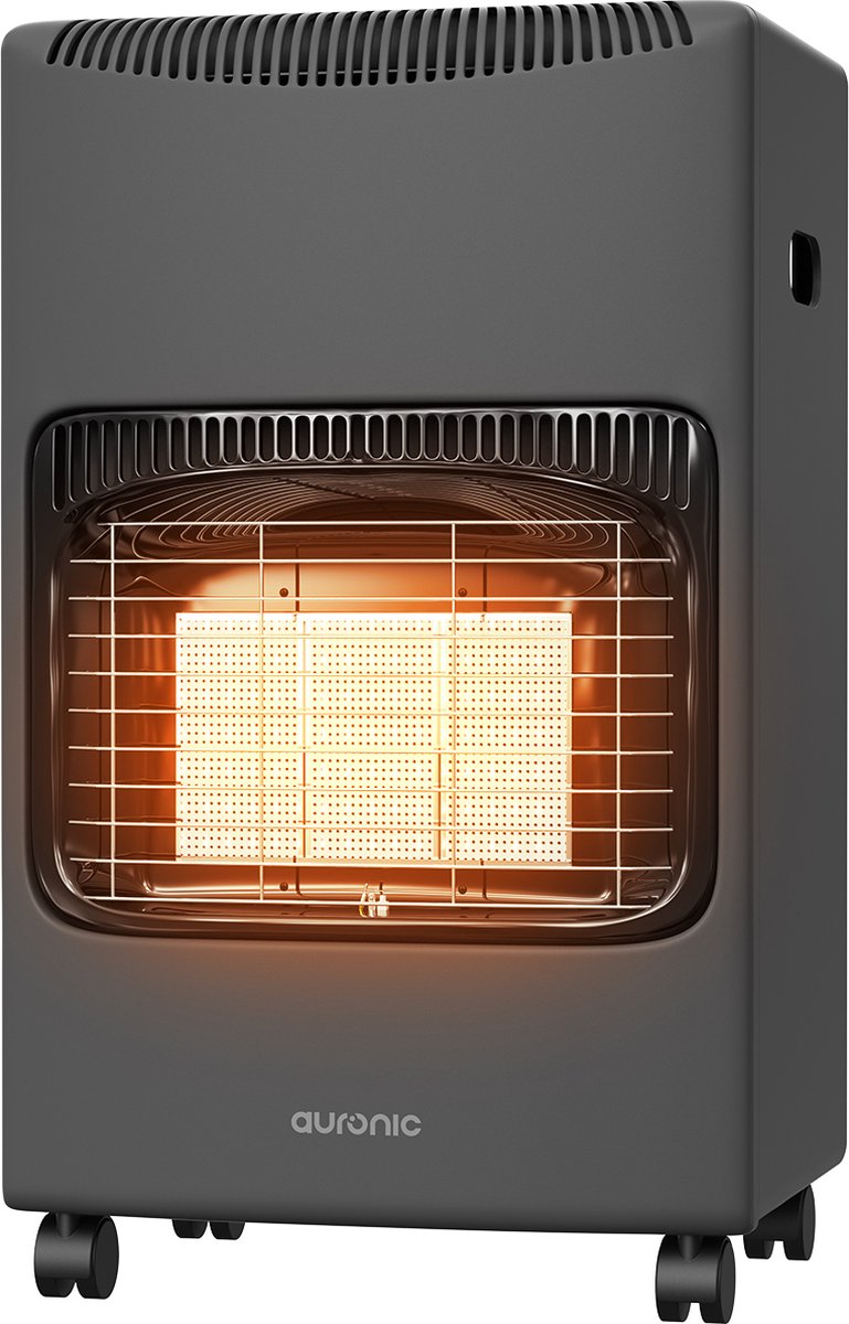 Auronic Mobiele Gaskachel - met Wieltjes - tot 60 m² - Inclusief...