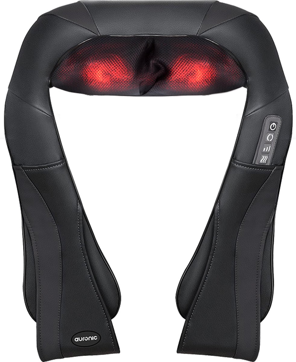 Auronic Shiatsu Massagekussen - Elektrisch Nekmassage Apparaat - Massage...