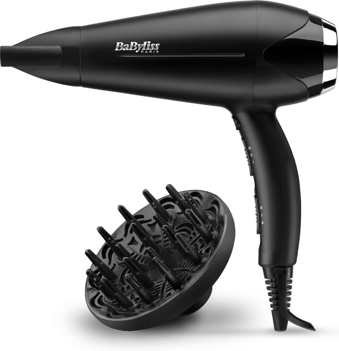 BaByliss Turbo Smooth 2200 Fohn D572DE - Ionische Anti-Pluis - Föhn met...