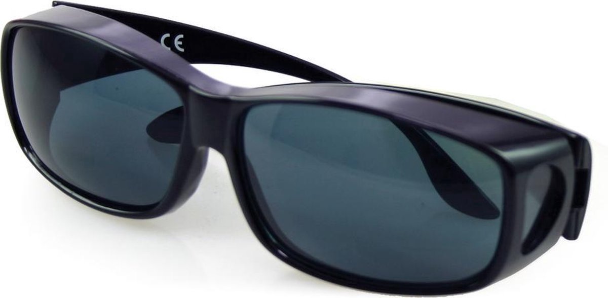 Benson Overzetbril - Overzetzonnebril Zwart Montuur