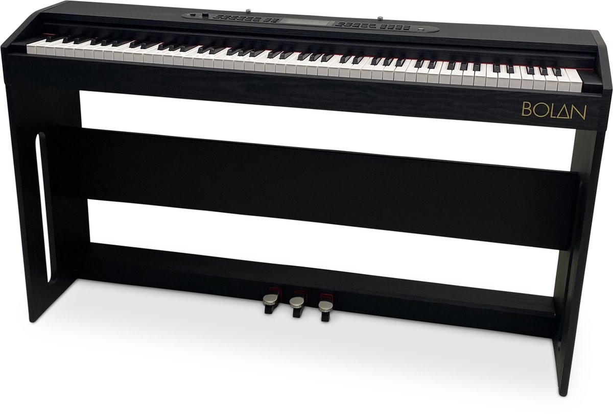 Bolan CP-1 digitale piano zwart - home piano met meubel - beginnerspiano -...