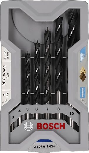 Bosch Professional 7-delige Robust Line houtspiraalborenset (voor hout,...
