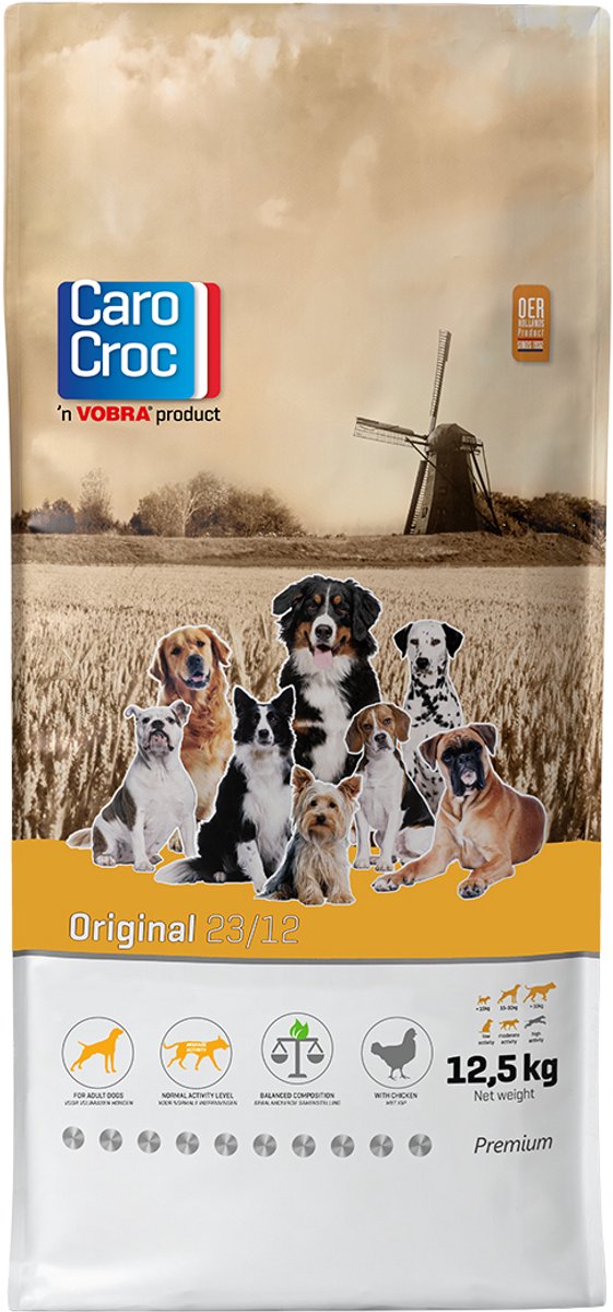 Carocroc Premium Original 23/12 12,5 kg - Hond