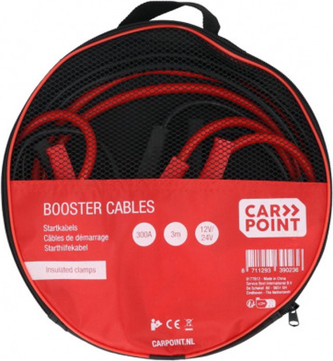 Carpoint Startkabel 300A Geïsoleerde Klemmen