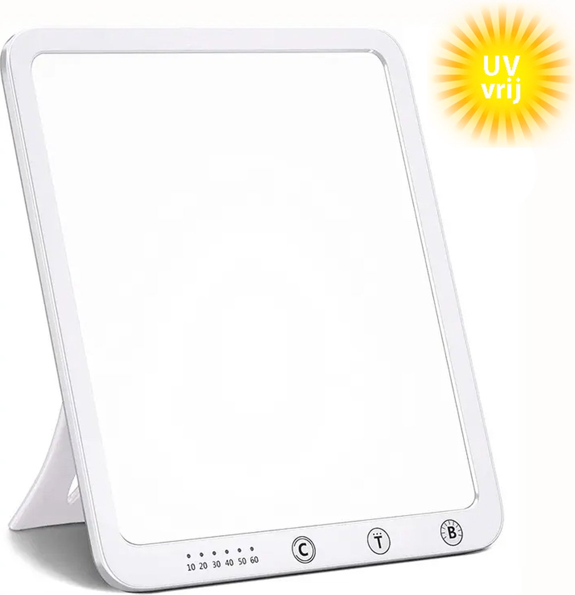 Daglichtlamp met Timer & Dimfunctie - 10.000 lux - Tegen Winterdepressie - Lichttherapielamp - SAD lamp - Lichttherapie - Zonlicht lamp - Hobby lamp