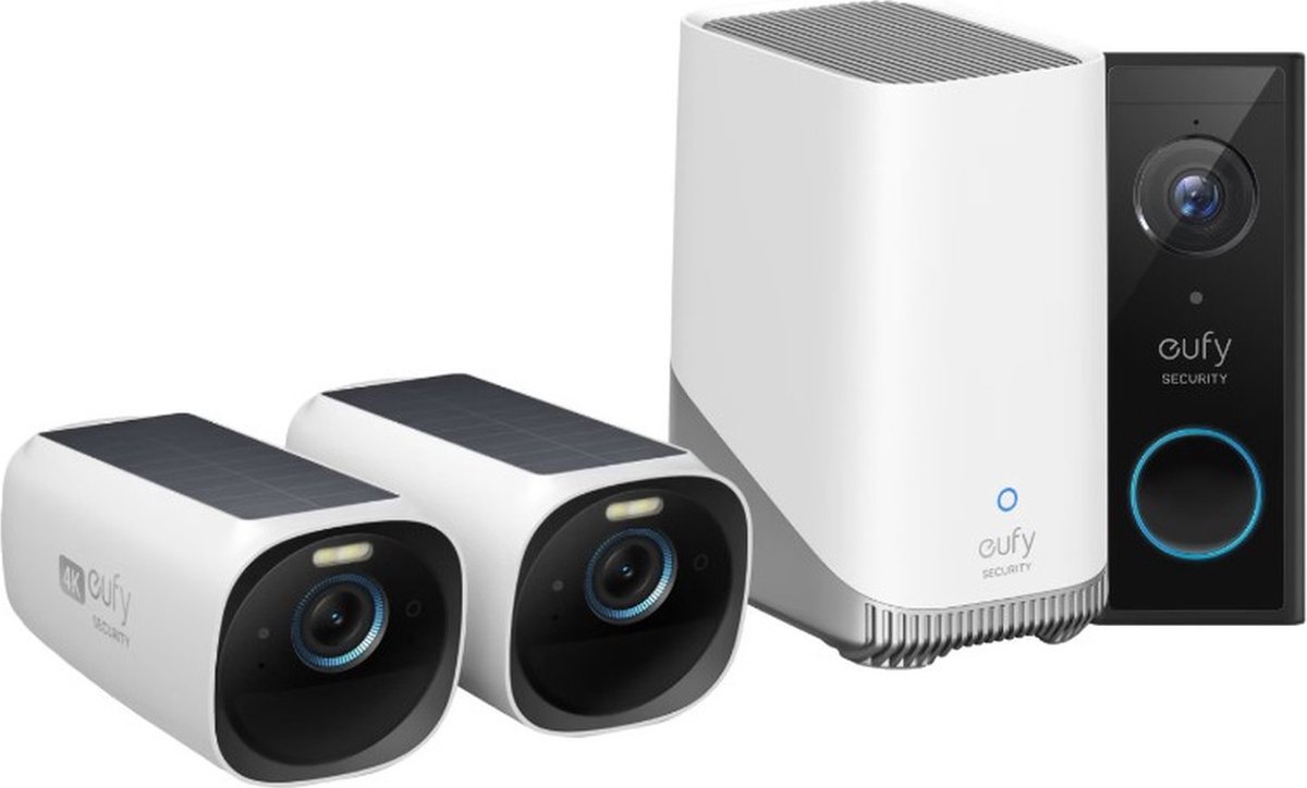 Eufycam 3 2-Pack + Video Doorbell Battery