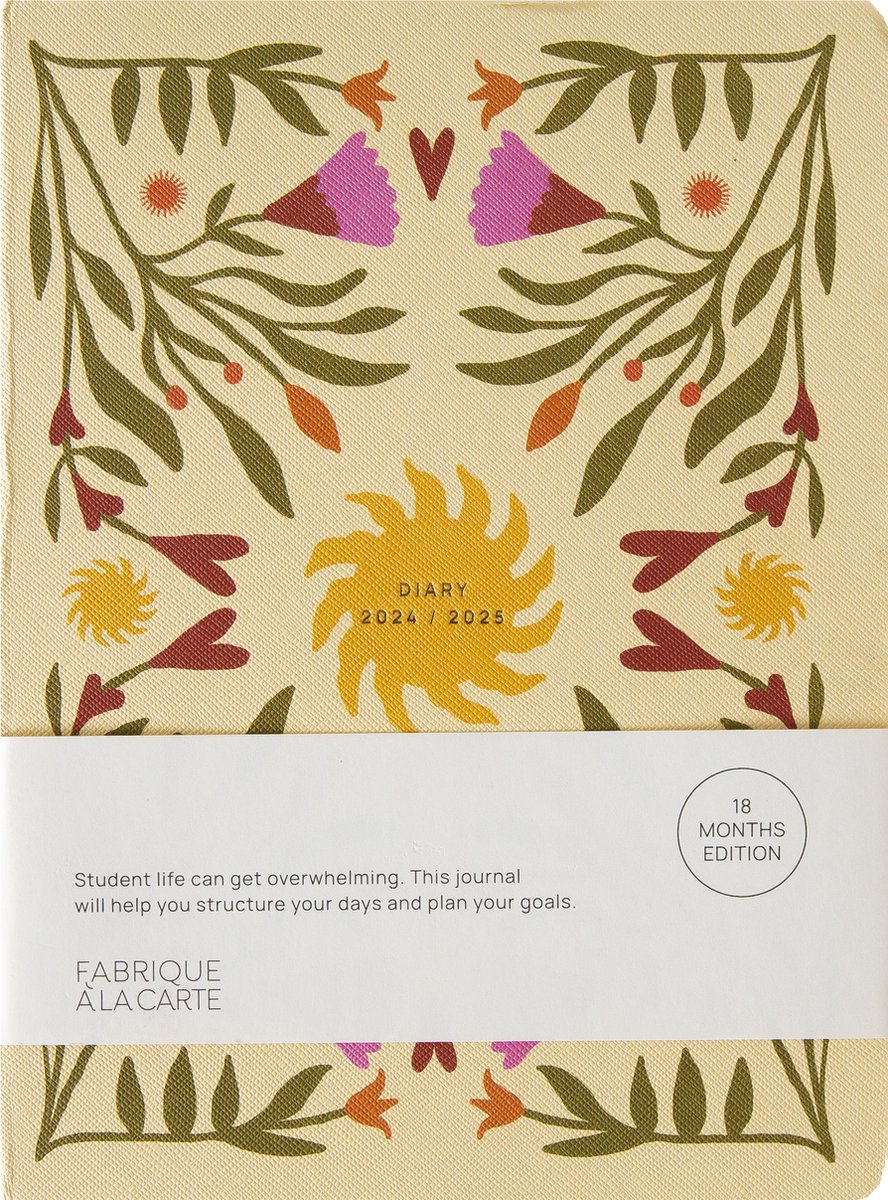 Fabrique 18 Maanden Agenda 2024-2025 - Sun