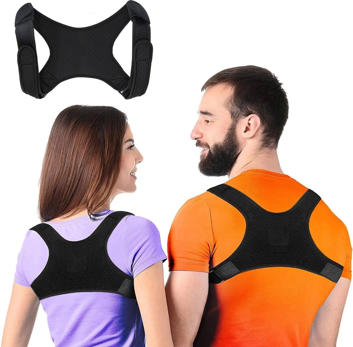 FitboostR Rugbrace Voor Onderrug Rugband Rug Corrector Houding Correctie