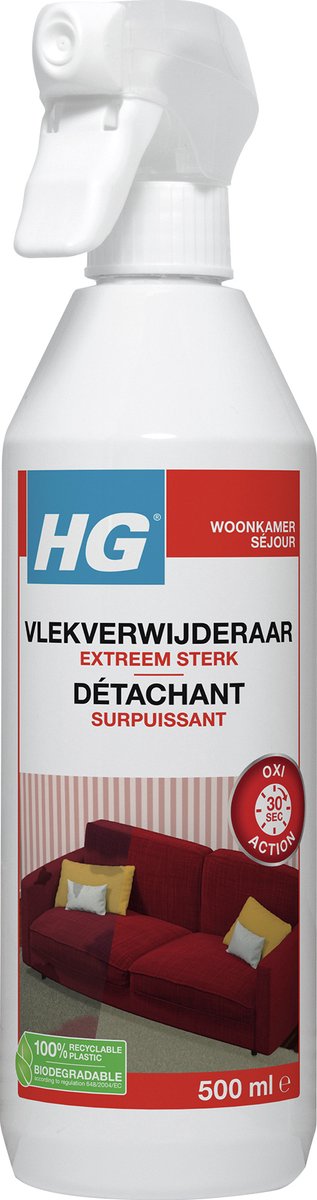 De 3 beste vlekkenverwijderaars van 2023 getest en beoordeeld 2 HG vlekverwijderaar extra sterk - 500ml - veilige zuurstofformule - geschikt voor alle soorten bekleding - met vuilafstotende werking - biologisch afbreekbaar