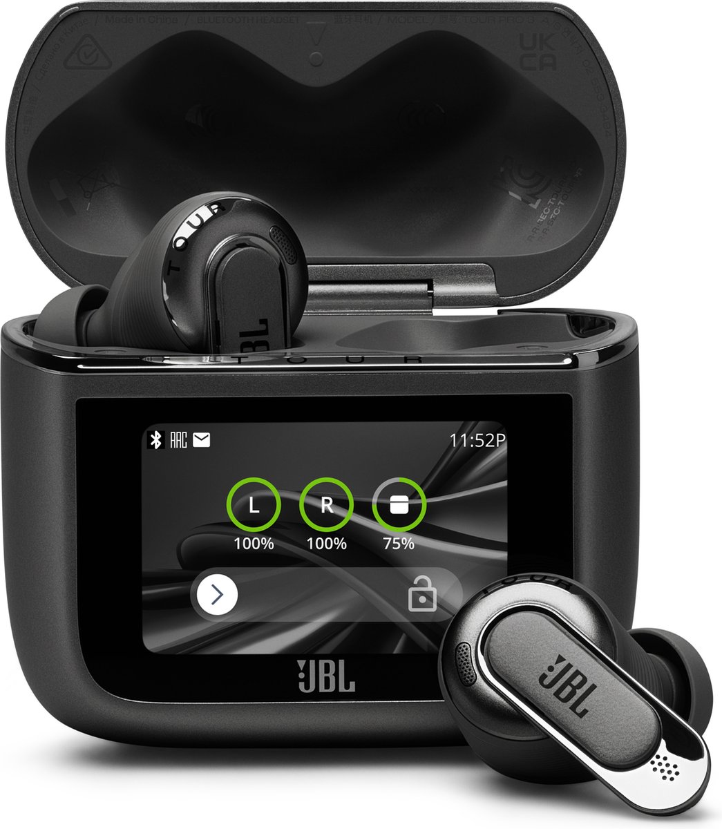 JBL Tour Pro 3 - Volledig draadloze noise-cancelling oordopjes met Smart...