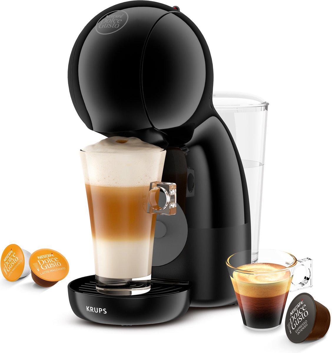 Krups NESCAFÉ® Dolce Gusto® Piccolo XS KP1A3B - Koffiecupmachine - Zwart Krups NESCAFÉ® Dolce Gusto® Piccolo XS KP1A3B - Koffiecupmachine - Zwart