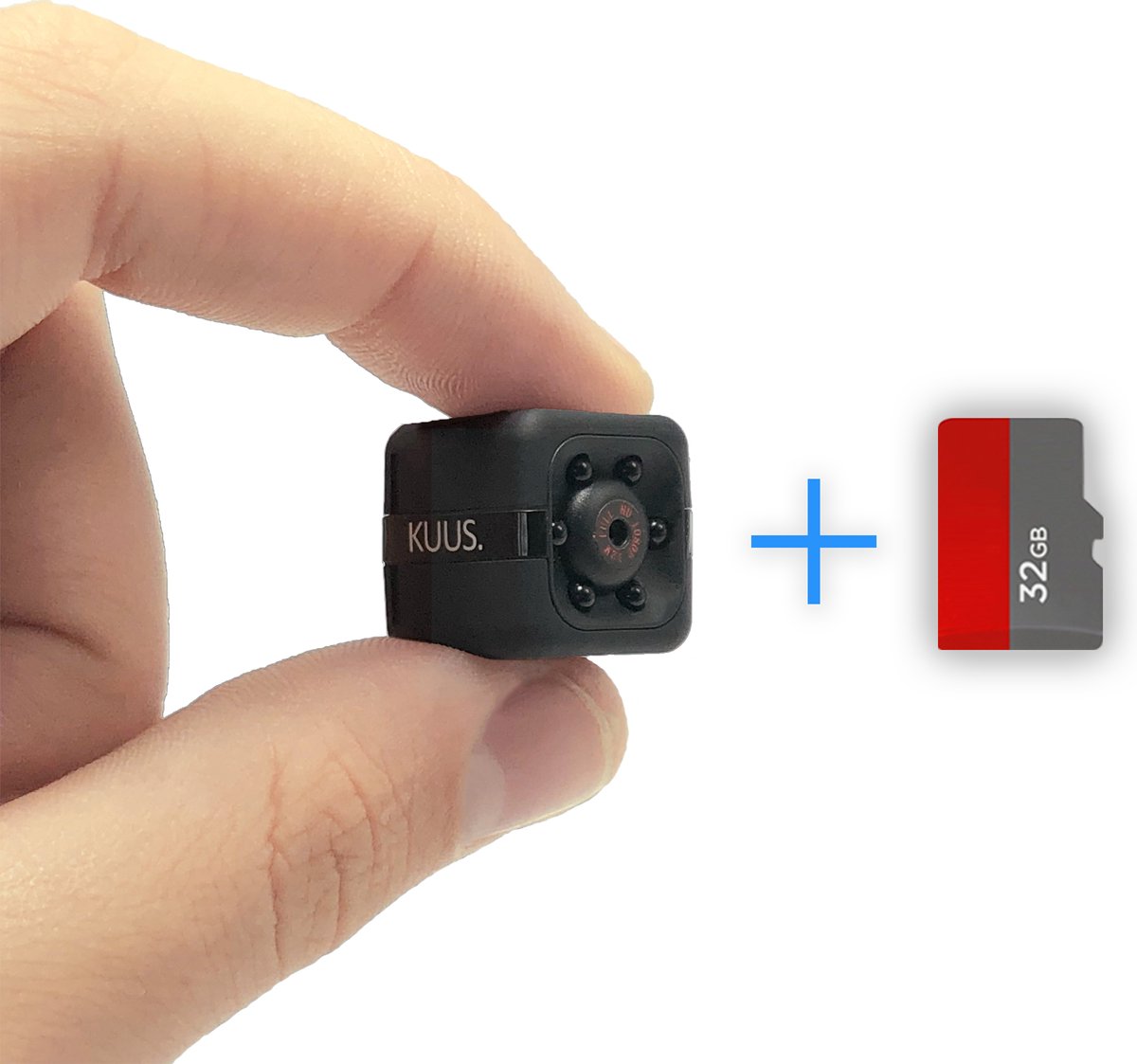 KUUS. C1 Mini Verborgen Spy Camera, Beveiligingscamera - Met 32 GB...