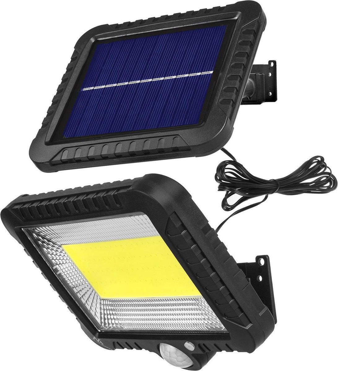 LED-schijnwerper op zonne-energie met bewegingssensor Maclean Energy IP44,...