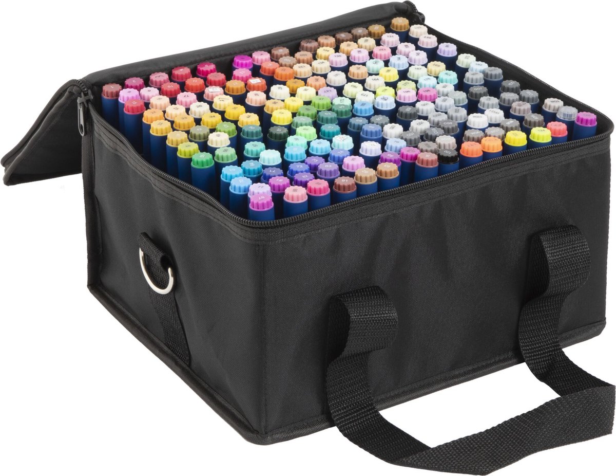 NASSAU FINE ART Duo Markers 168 stuks voor volwassenen - in handige...