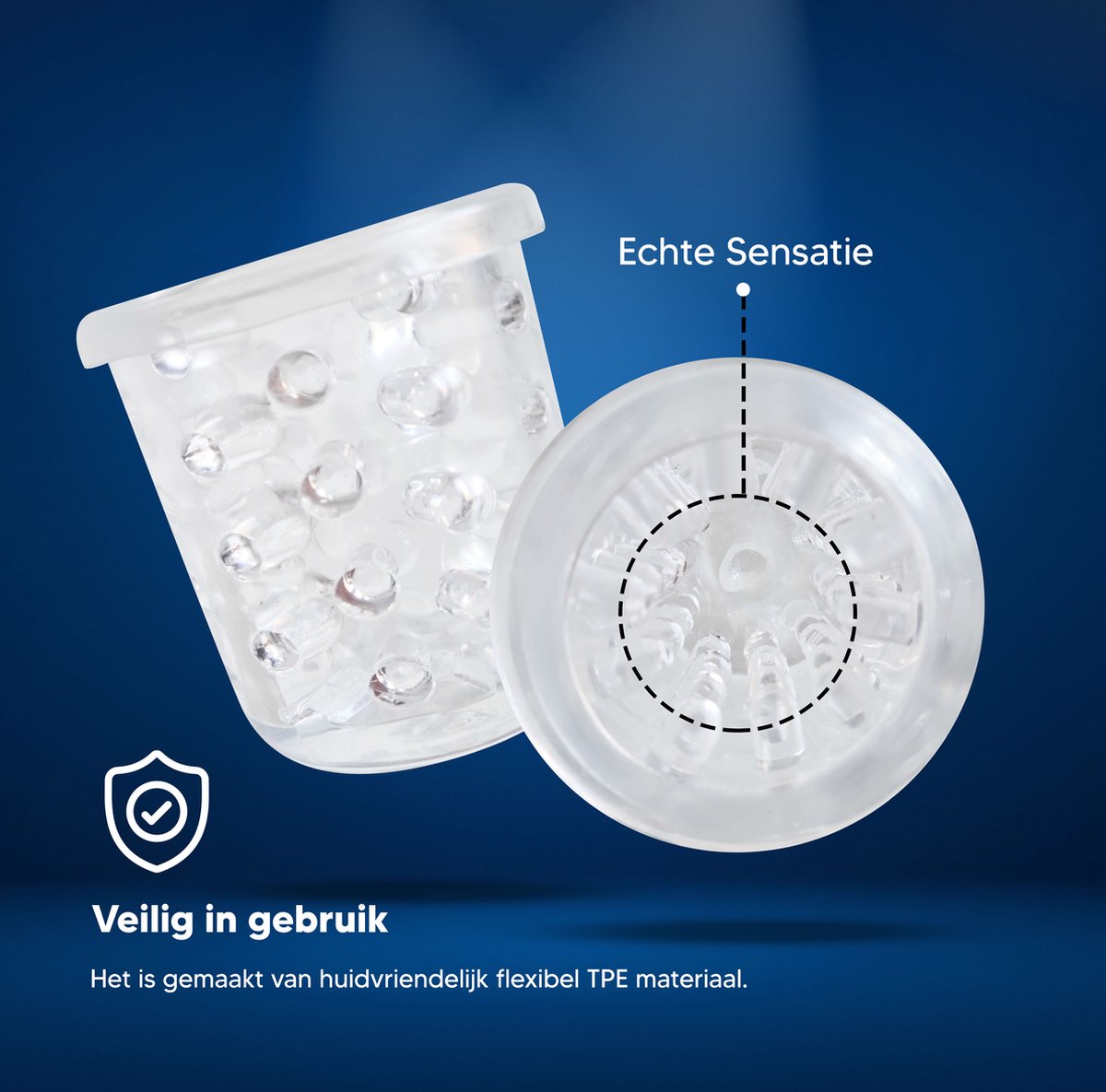 Next Generation Tyfoon Automatische Masturbator met Aftrek Functie en Stoot Functie - EZlove