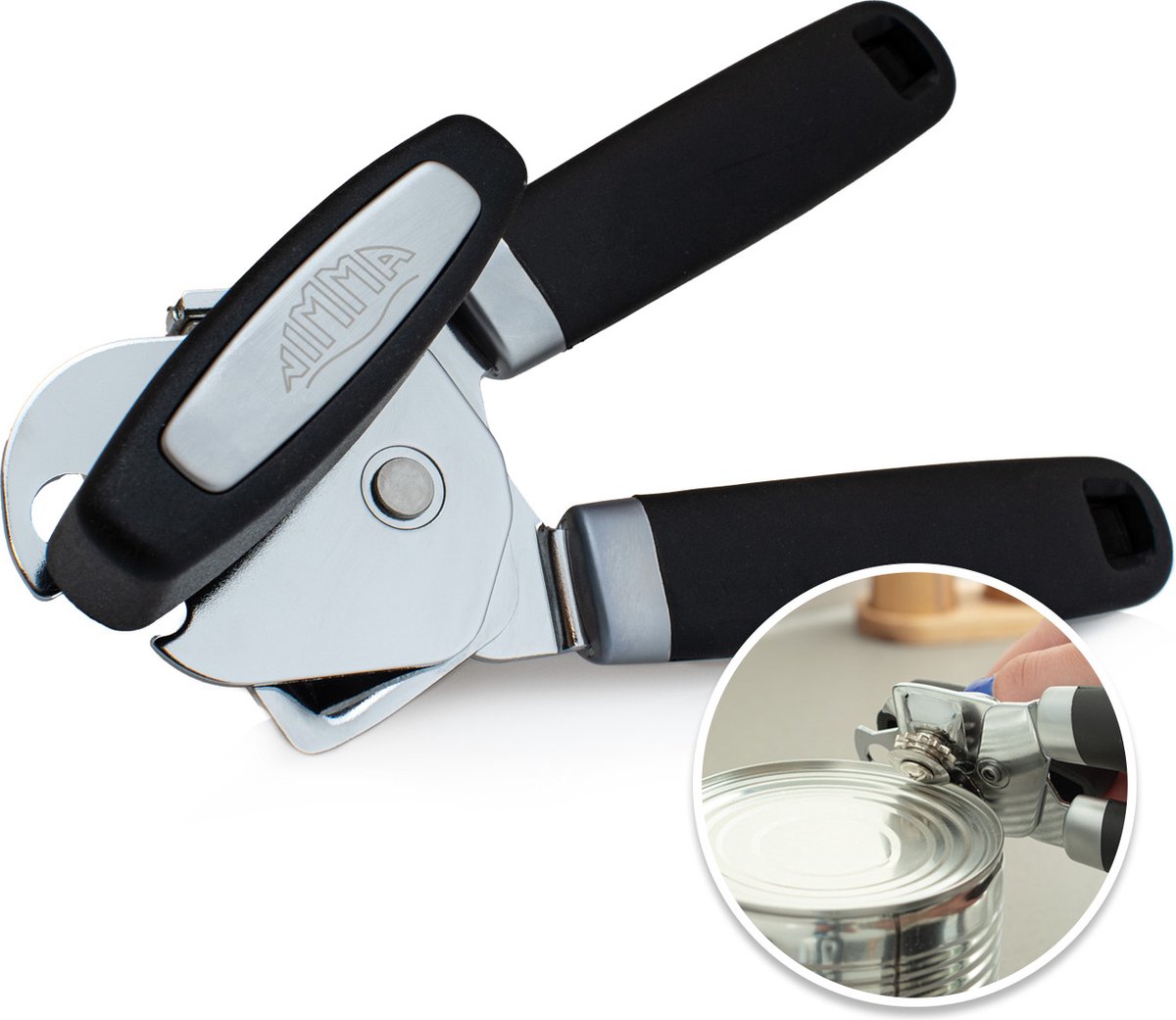 Nimma Blikopener - Inclusief Flesopener / Bieropener - voor Blikjes -...