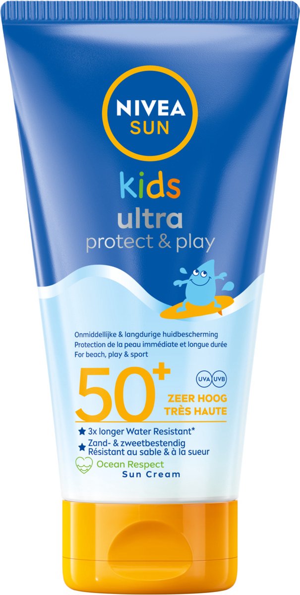 NIVEA SUN Kids Ultra Protect & Play Zonnebrand Lotion - SPF 50+ - Zeer...