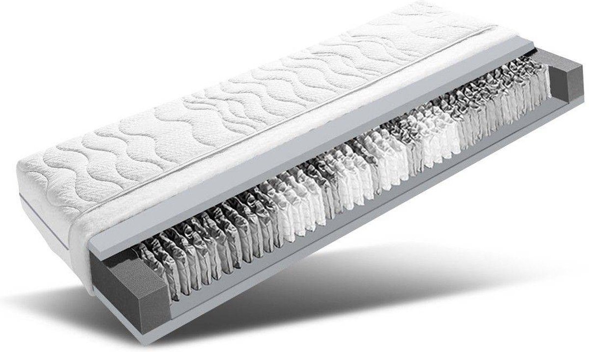 De beste matras 90x200 van 2023 voor een heerlijke nachtrust 3 Nova Sleep - Pocketvering Koudschuim Matras 90x200 eenpersoons 25cm