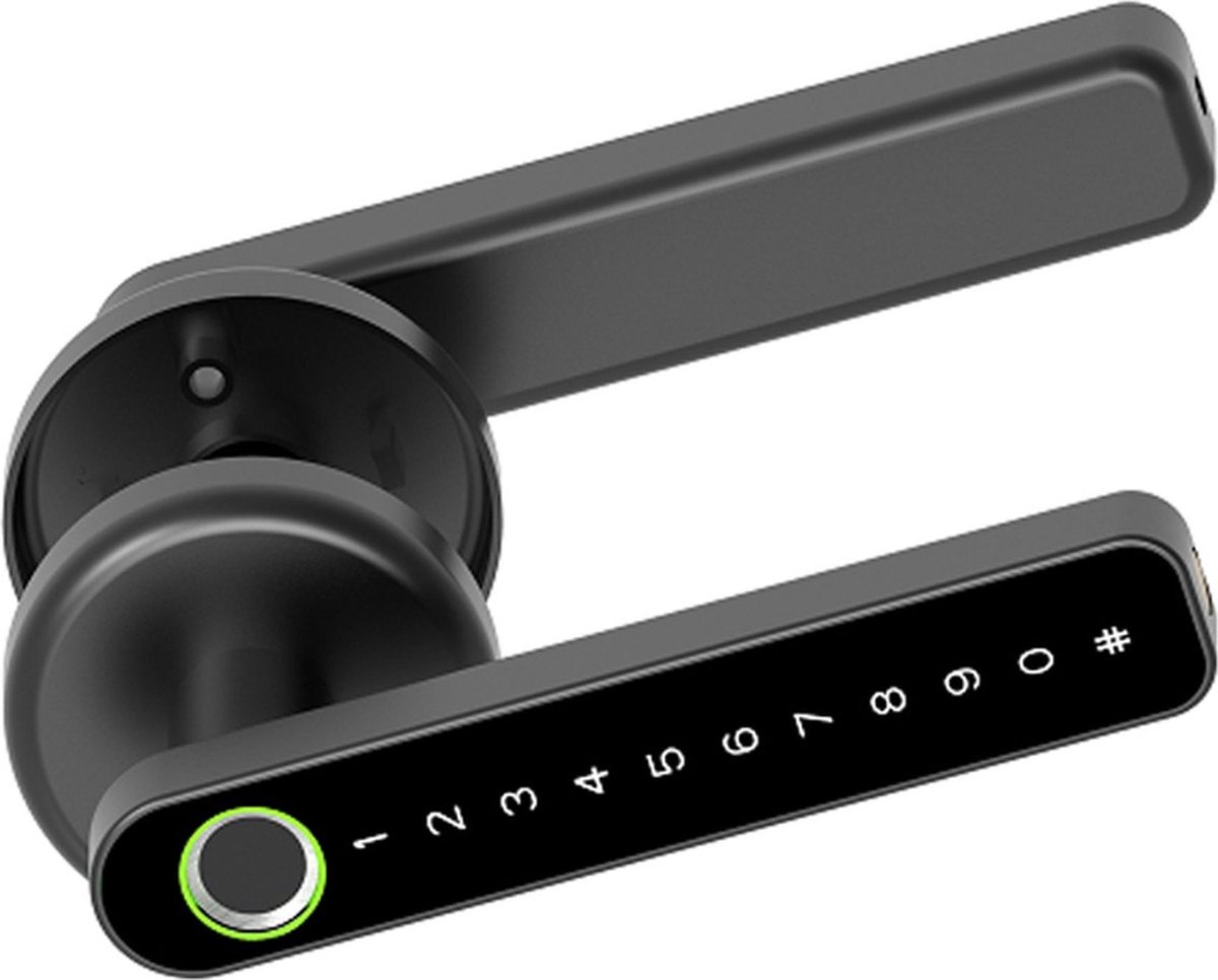 Premium Slim Deurslot – Deurslot met vingerafdruk - Elektrisch deurslot –...