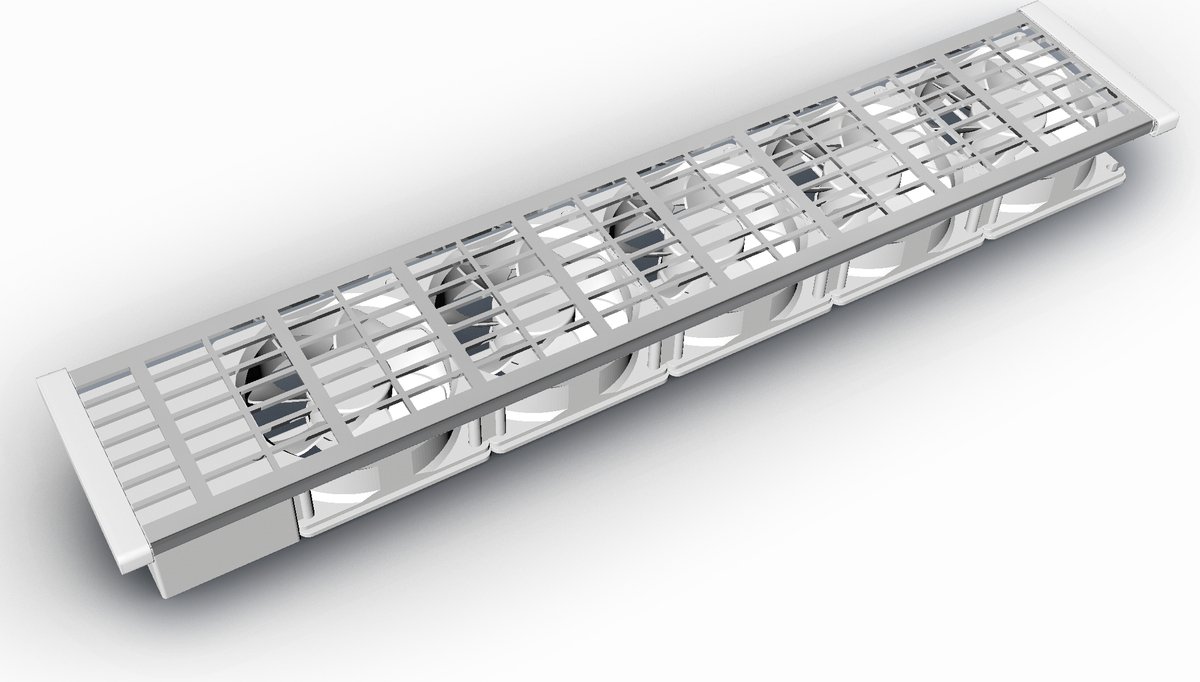 De 5 beste radiatorventilatoren voor een comfortabel huis 3 Prillo Radiatorventilator - 80cm radiator - ClimateBooster - wit - 70mm fans - 8 fans - professionele radiatorventilator - warmtepomp-ready - méér dan 20% lagere gasrekening