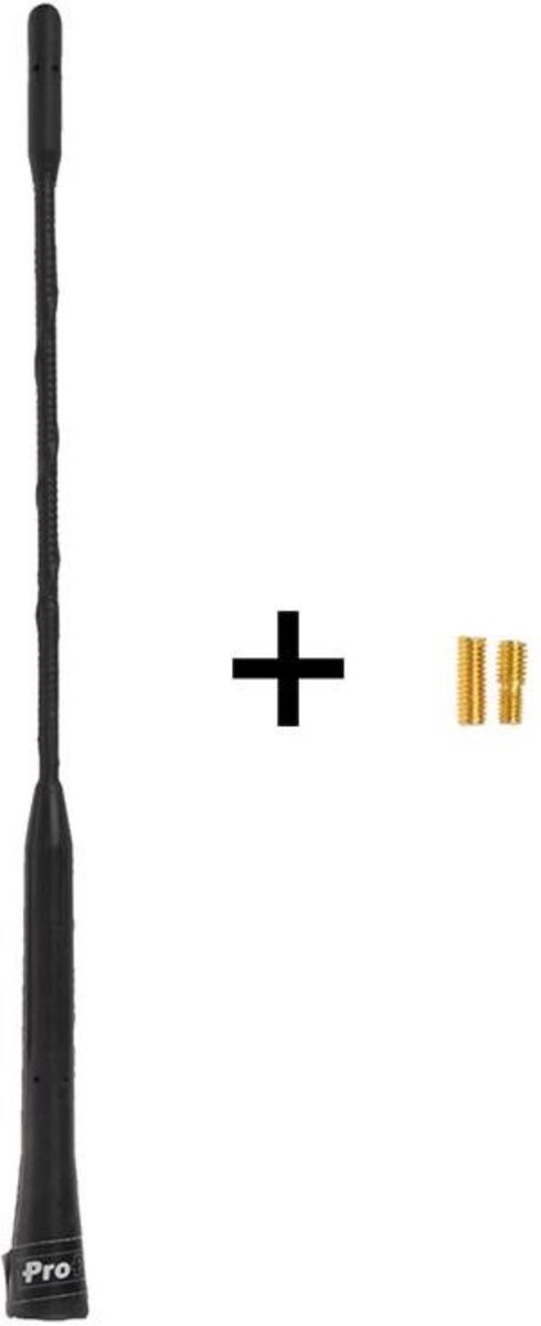 Pro Plus Auto Antenne - 23 cm - Universeel - Inclusief M5 & M6 Adapters