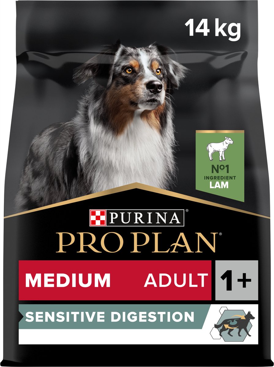 PURINA® PRO PLAN® Sensitive Digestion Medium Adult - Hondenvoer - Lam - 14 kg