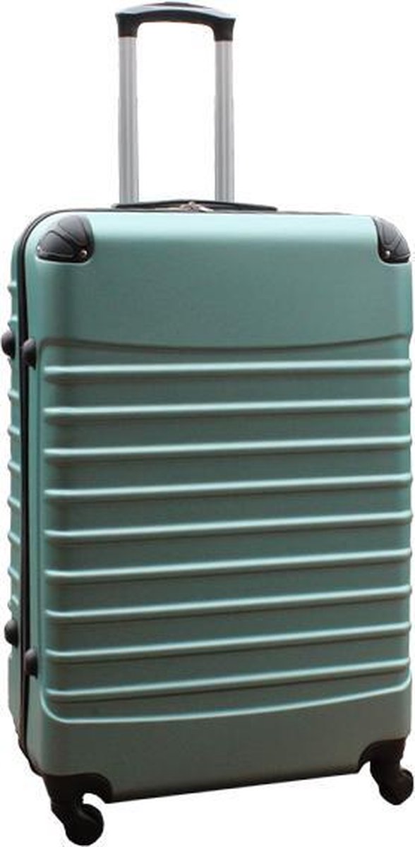 Reiskoffer reiskoffer met wielen 95 liter - lichtgewicht - cijferslot - groen