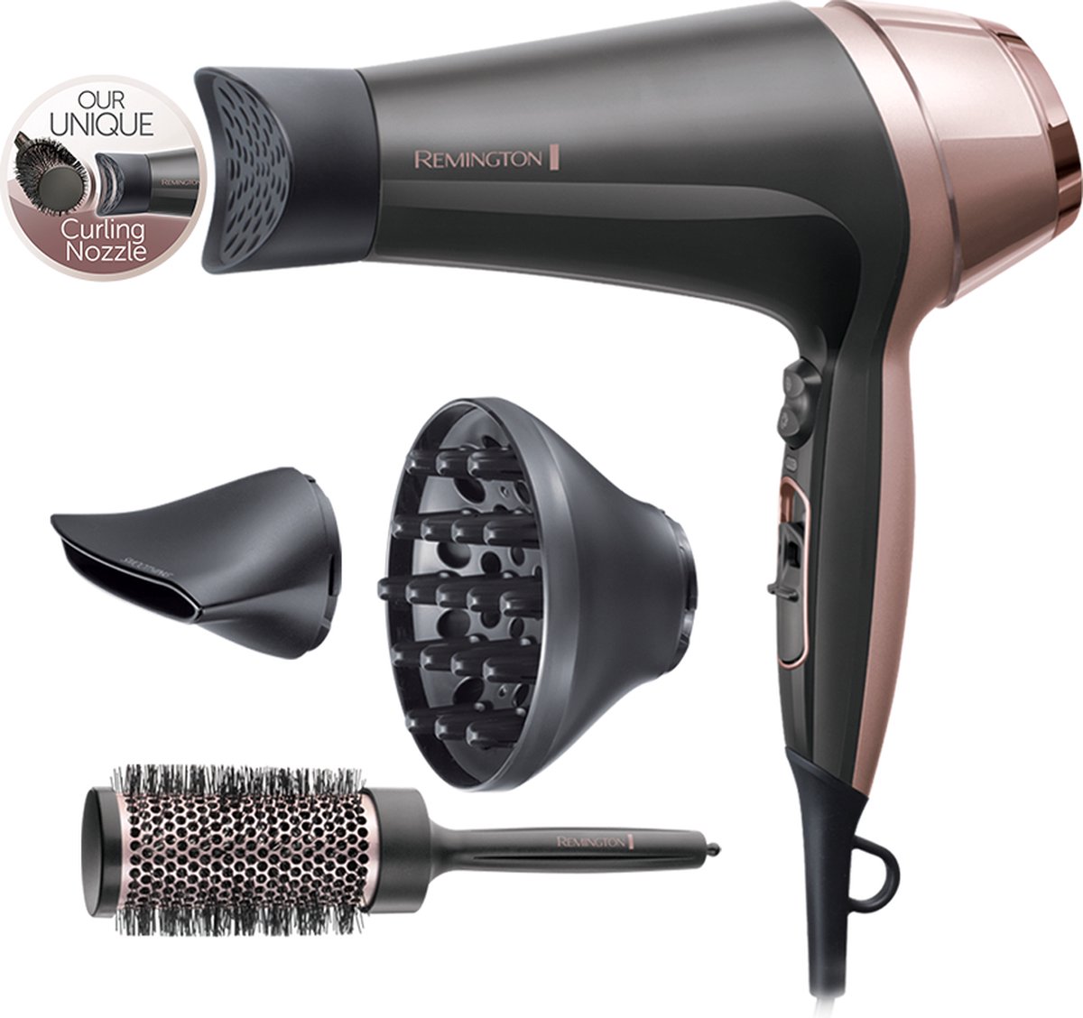 Remington D5706 Curl & Straight Confidence - 2200 Watt - Föhn