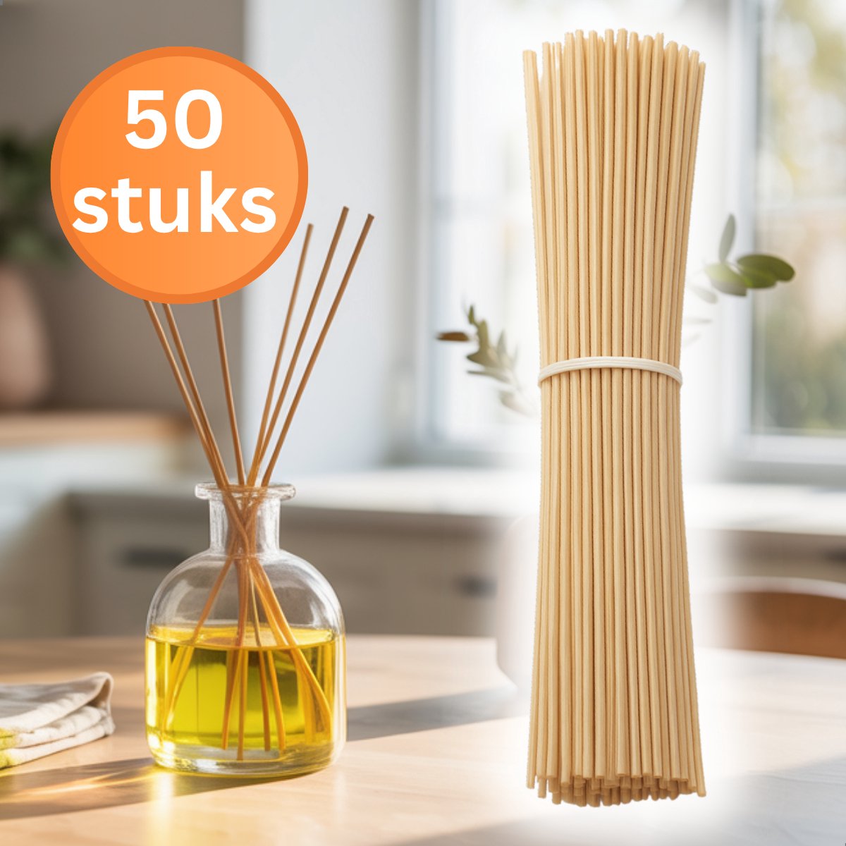 RENALUX Geurstokjes Navulling - Geschikt voor Geurstokjes Rituals -...