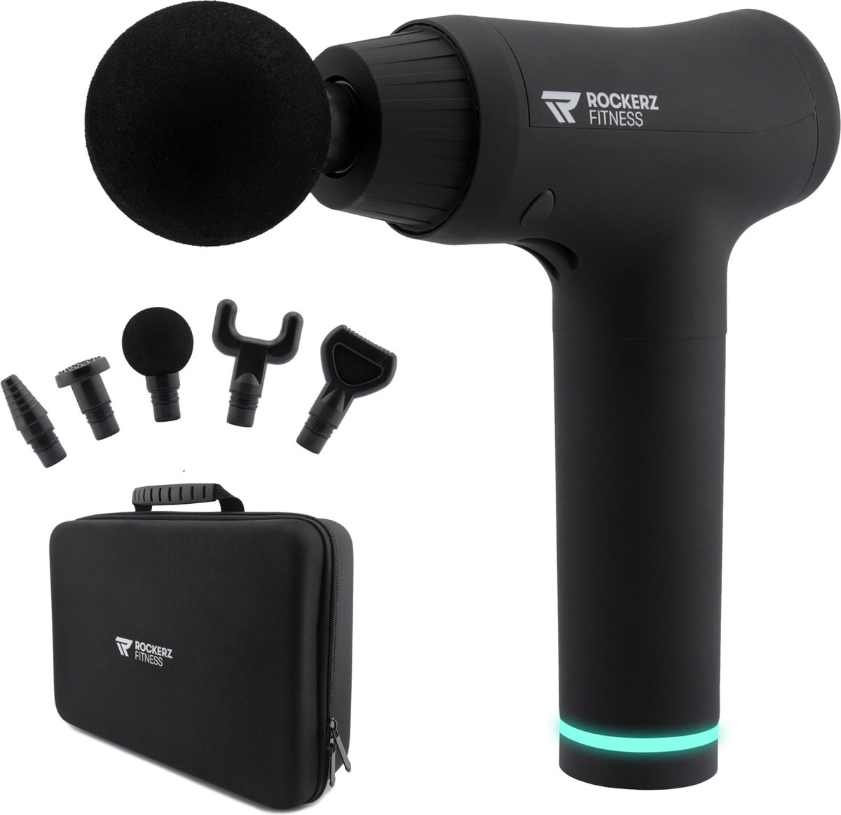 Rockerz Fitness Massage Gun - Sport en Relax Massage apparaat - Krachtig -...