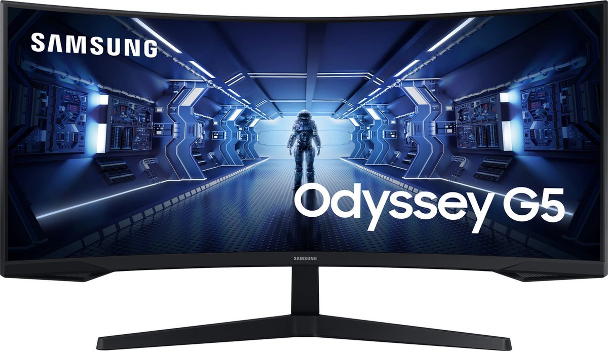 SAMSUNG ODYSSEY G5 gebogen pc-gamingscherm - 34 UWQHD - VA-paneel - 1 ms -...
