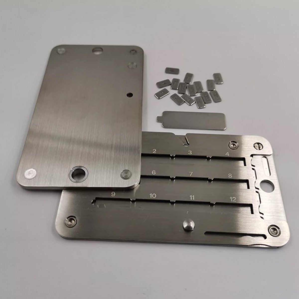 Seed Phrase Protector - Crypto Backup Wallet - Stainless Steel - 12 / 24 Words - Hardware Wallet