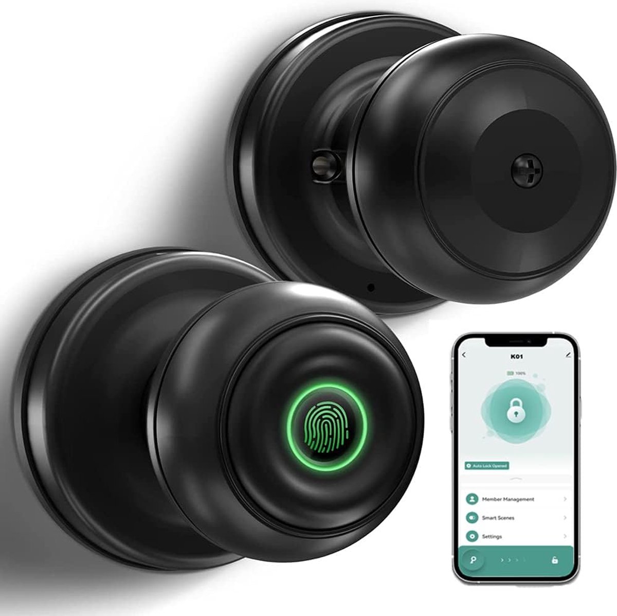 Selevie Smart Slot - Vingerprint deur slot - Vingerprint door lock -...