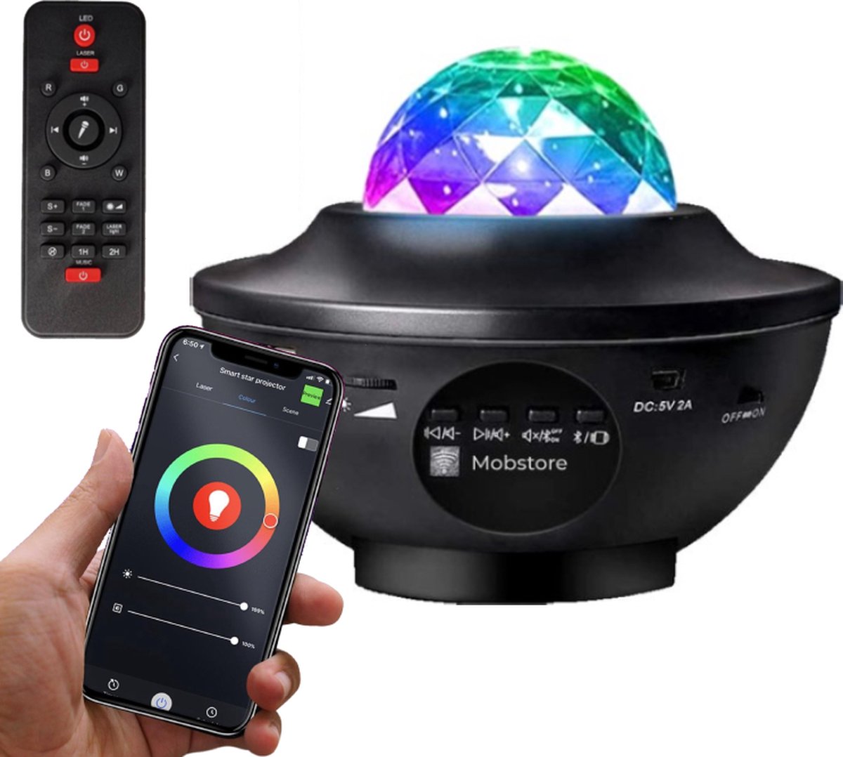 Sterren projector - Galaxy Projector - Sterrenhemel - Plafond Projector -...