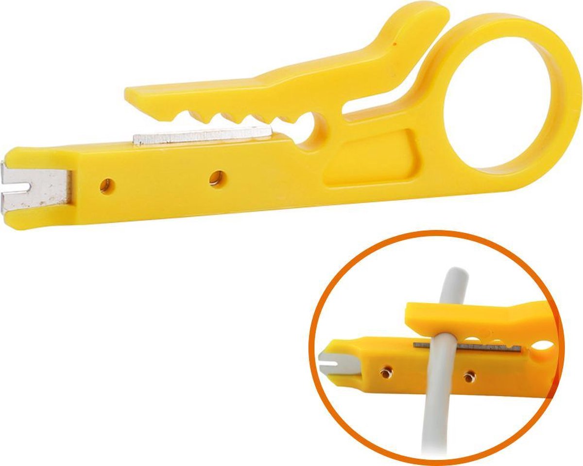 Striptang - Kabelknipper - Kabelstripper - Krimptang - Kniptang...