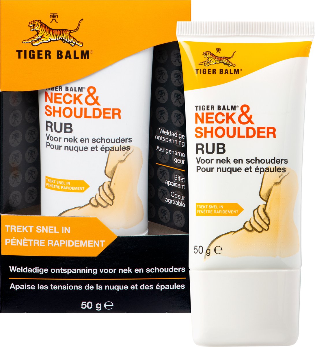Tiger Balm Neck&Shoulder Rub - Spierbalsem nek en schouders - 50 gram