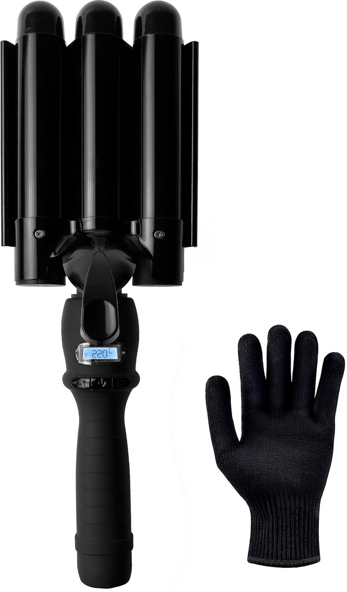 VAIVE Professionele Wafeltang 25mm – Signature Curls Edition – Waver – Golvenkrultang – Wave Krultang – Beach Waves
