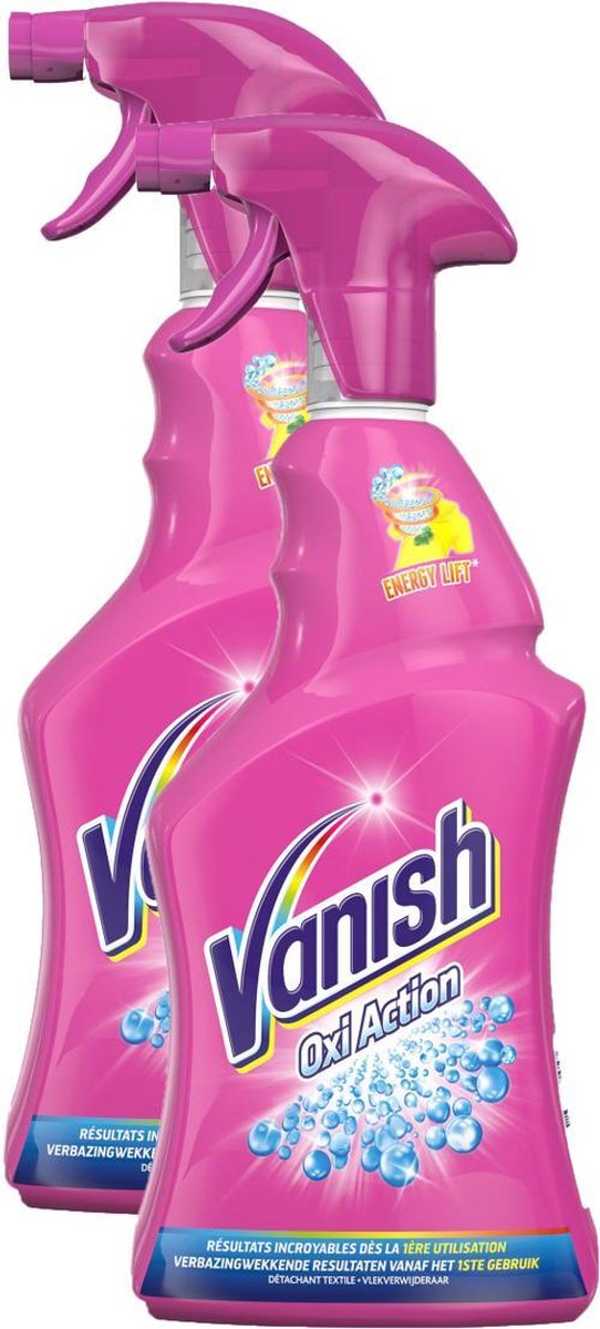 De 3 beste vlekkenverwijderaars van 2023 getest en beoordeeld 3 Vanish Oxi Action Vlekverwijderaar Spray - 2x 750 mL - Voordeelverpakking