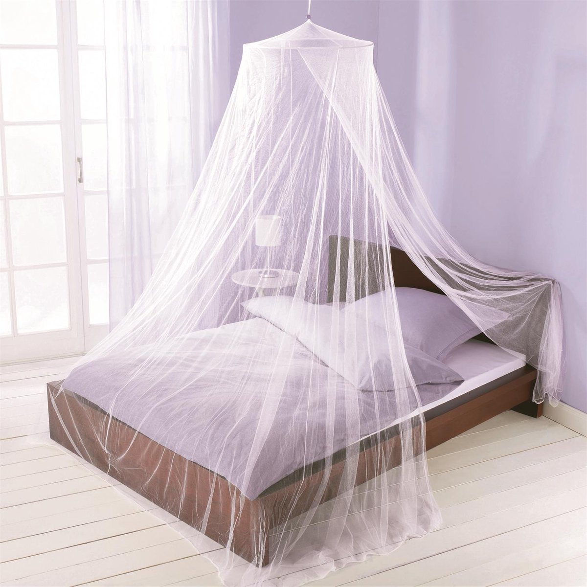 WDMT Luxe Klamboe - 250 x 250 x 65 cm - Muggennet - Anti Muggen - Muggennet...